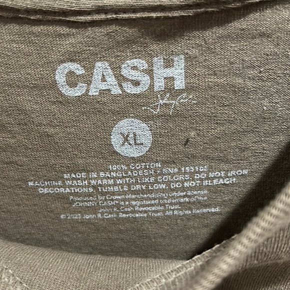 Johnny Cash - Tshirt Size XL - Picture 3 of 4